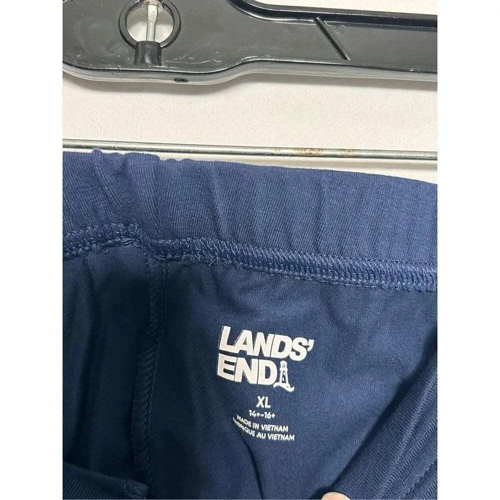 ‼️sale‼️ Lands End Navy Blue leggings size 14-16 Plus C34-17-5